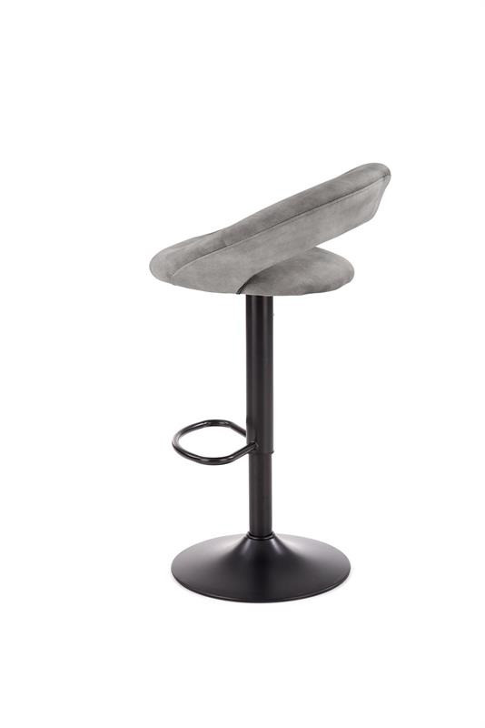 Poze Scaun de bar H-102 velvet gri