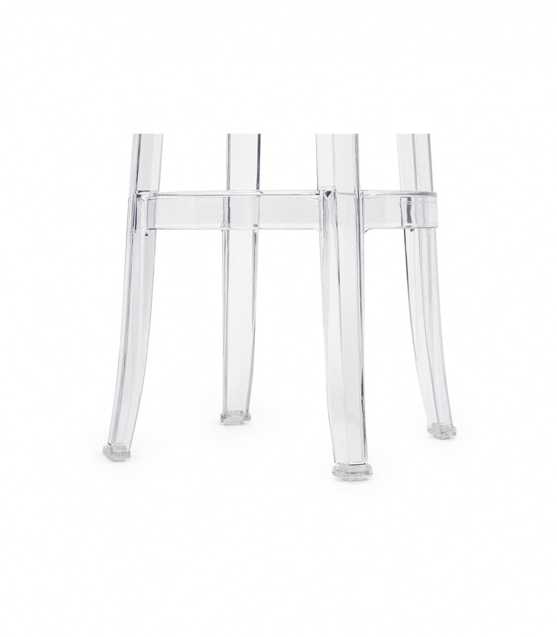 Poze Scaun de bar policarbonat transparent Charles - H76 cm
