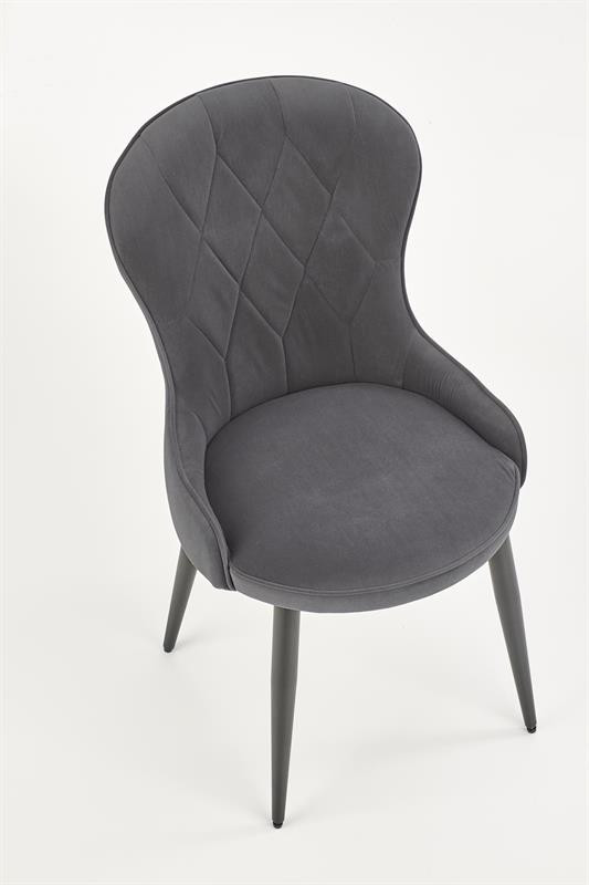 Poze Scaun K366 velvet gri
