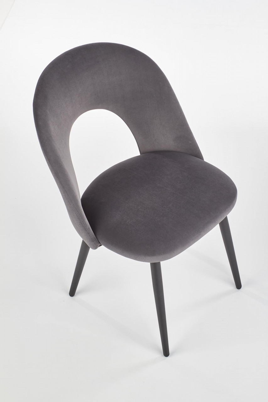 Poze Scaun K384 velvet gri