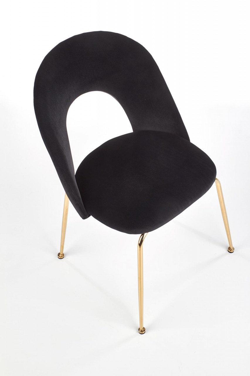 Poze Scaun K385 material catifea negru