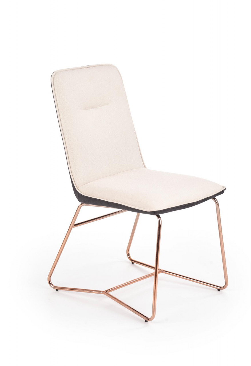 Poze Scaun K390 piele ecologica crem