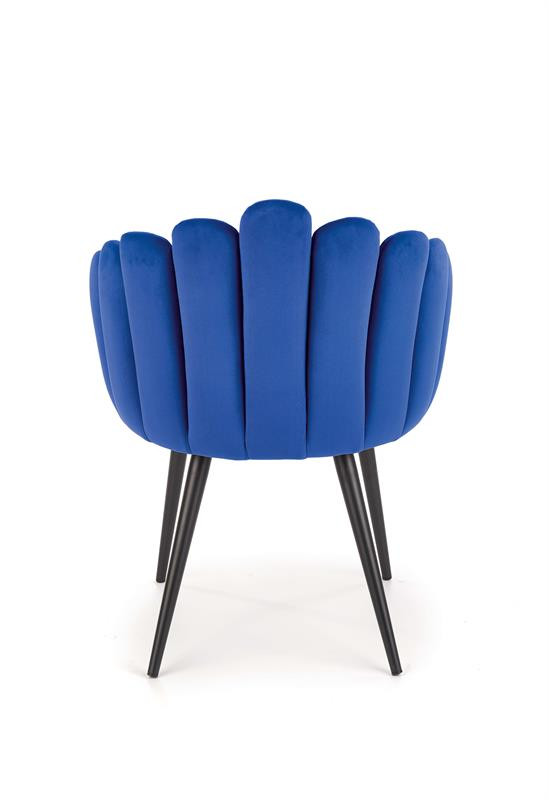 Poze Scaun K410 velvet bleumarin – H85