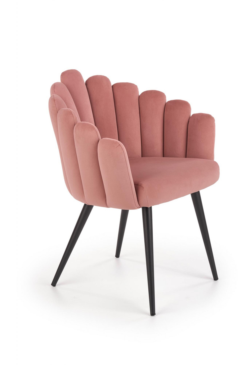 Poze Scaun K410 velvet roz