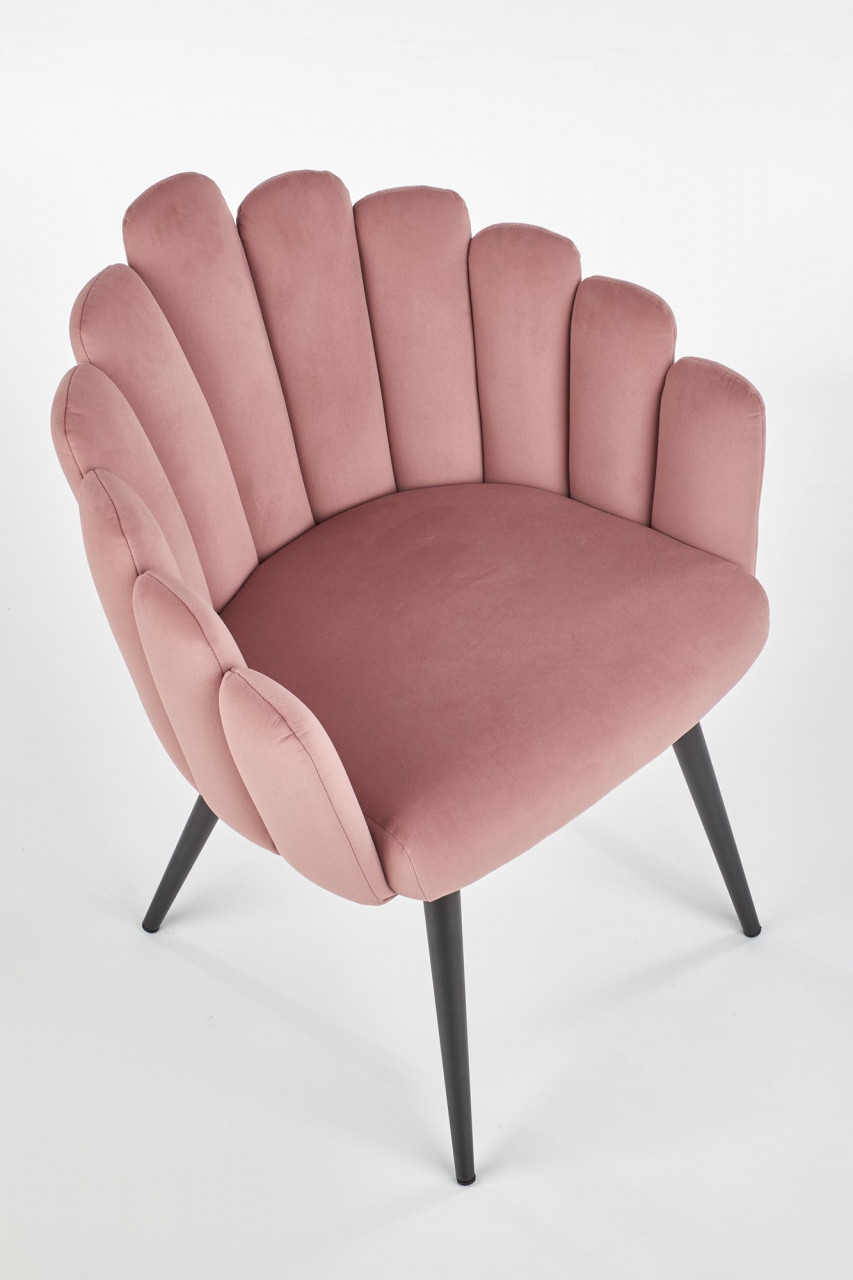 Poze Scaun K410 velvet roz