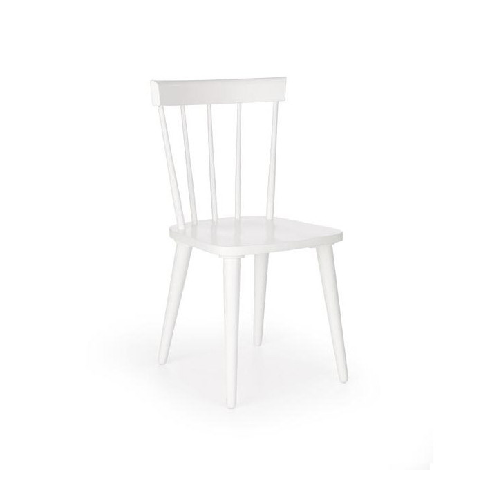 Poze Scaun lemn Barkley alb - H 89 cm