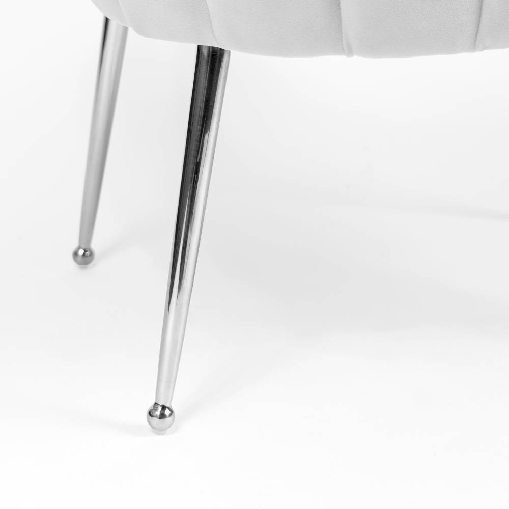Poze Scaun Lili roz/silver – H81 cm