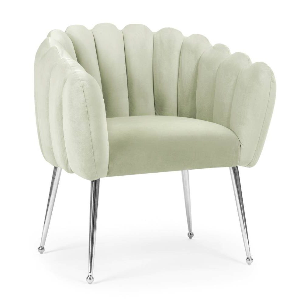 Poze Scaun Lili verde menta/silver – H81 cm