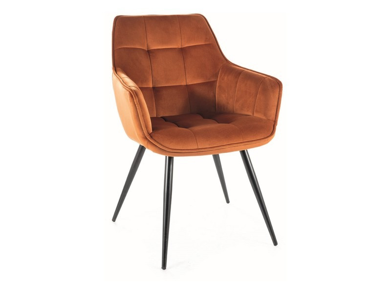 Poze Scaun Lilia velvet cinnamon Blu4215