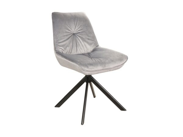 Poze Scaun tapitat Boogie I Velvet – Gri
