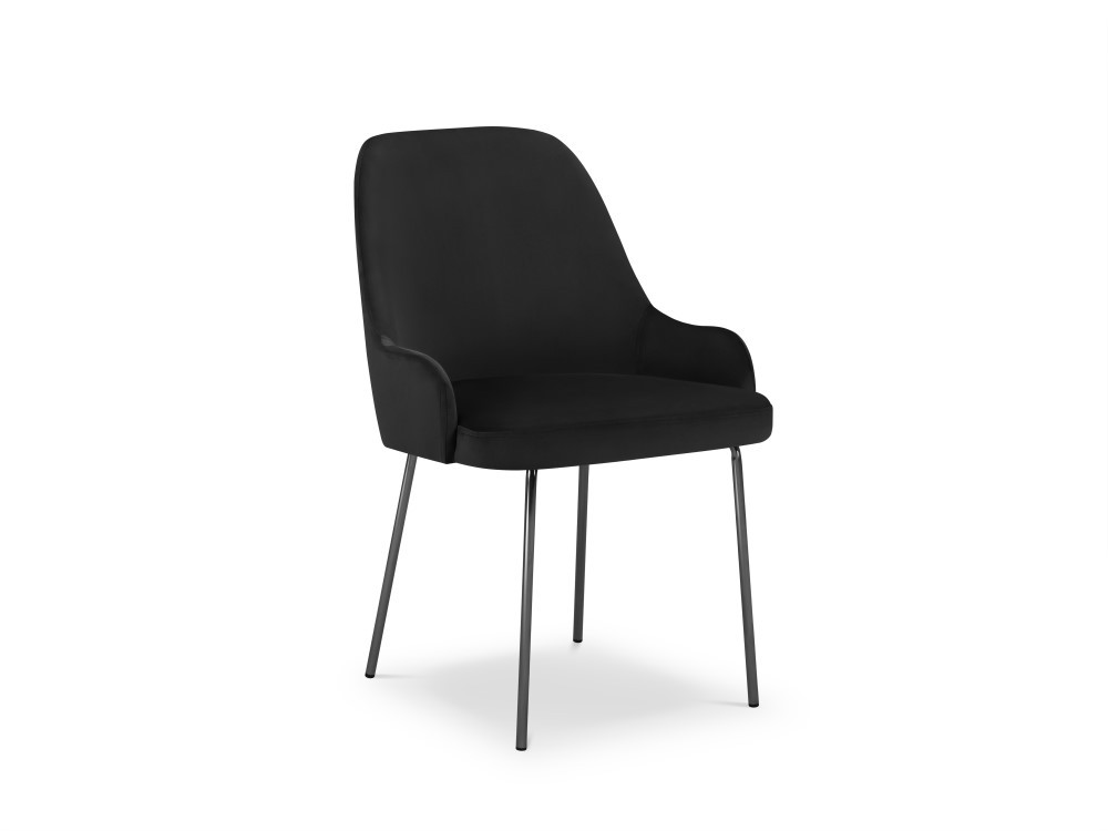 Poze Scaun tapitat cu catifea Malaga - H86 cm