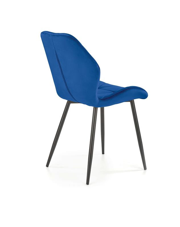 Poze Scaun tapitat K453 velvet bleumarin