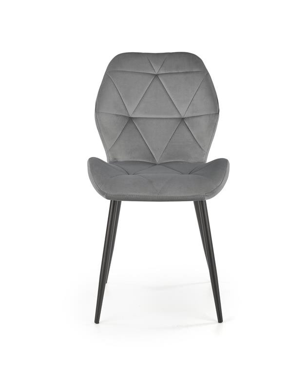 Poze Scaun tapitat K453 velvet gri