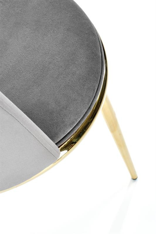 Poze Scaun tapitat K460 - Gri/Gold