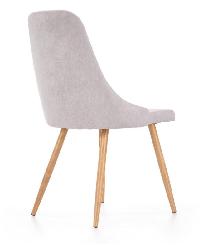 Poze Scaun textil K285 gri deschis - H 85 cm