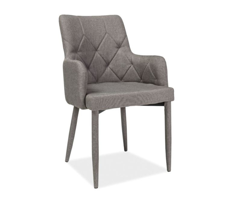 Poze Scaun textil Ricardo gri Tap.06