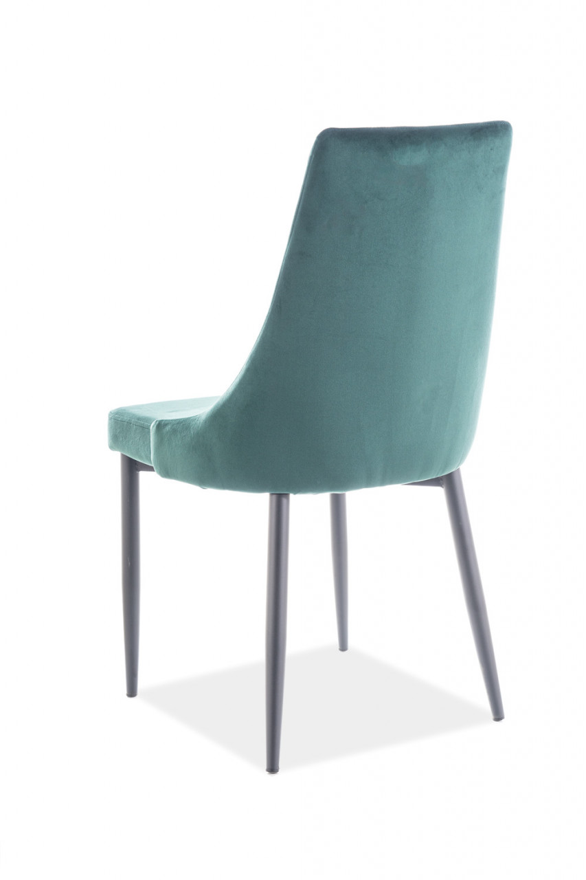 Poze Scaun Trix B velvet verde Blu78/negru