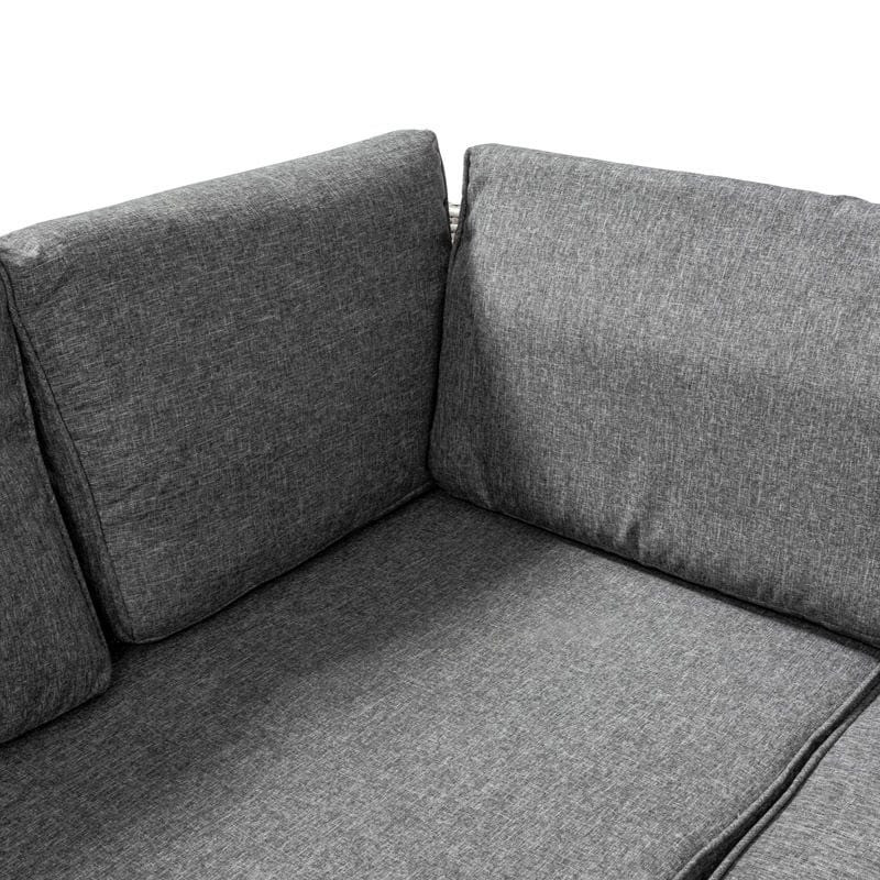 Poze Set masa + canapea Family gri