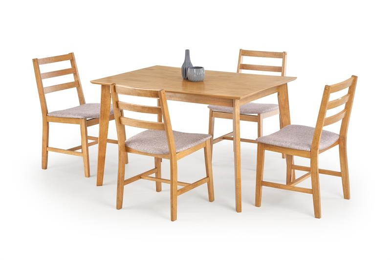 Poze Set masa Cordoba + 4 scaune stejar deschis