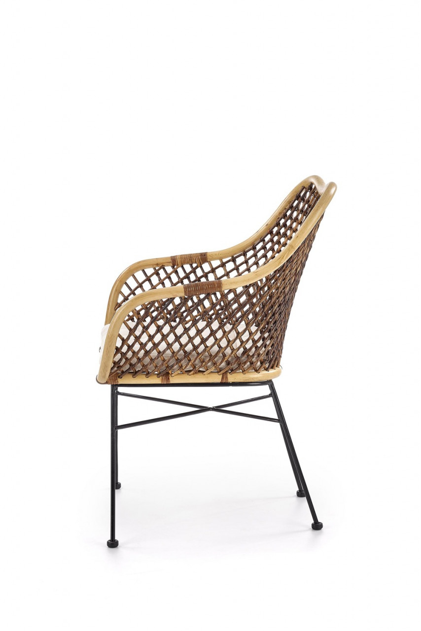 Poze Set masa extensibila Berlin L160-220 cm + 4 scaune K336 ratan natural