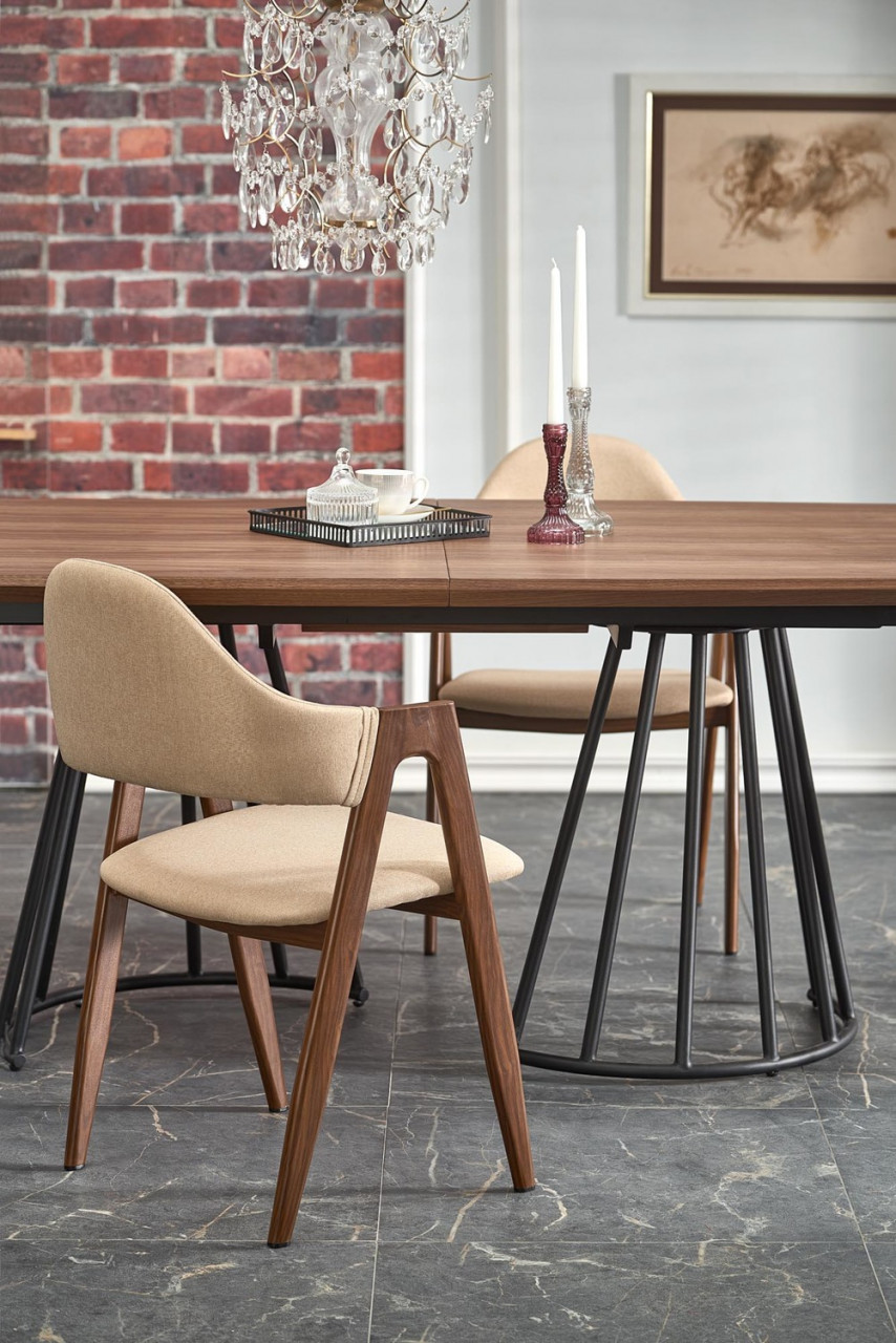 Poze Set masa extensibila Everton L180-200 cm + 6 scaune K344 bej