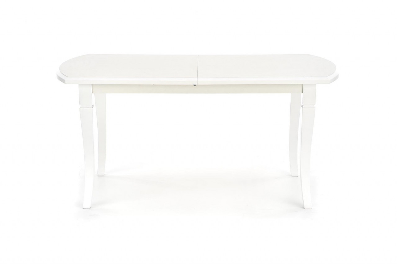 Poze Set masa extensibila Fryderyk alba L160-240 cm + 4 scaune Konrad alb/gri Inari91