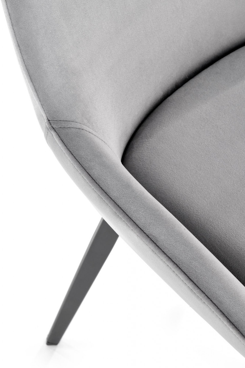 Poze Set masa extensibila Legarto L160-200 cm + 4 scaune K479 velvet gri