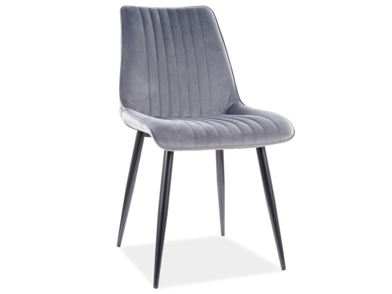 Poze Set masa extensibila Westin SC L120-160 cm + 4 scaune Kim velvet gri Blu14