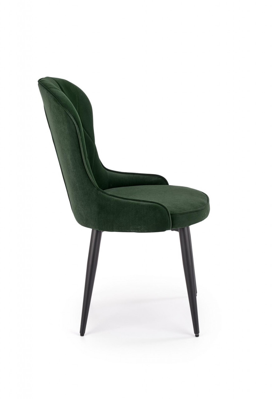 Poze Set masa rotunda Mozambik ø120 cm + 4 scaune K366 verde inchis