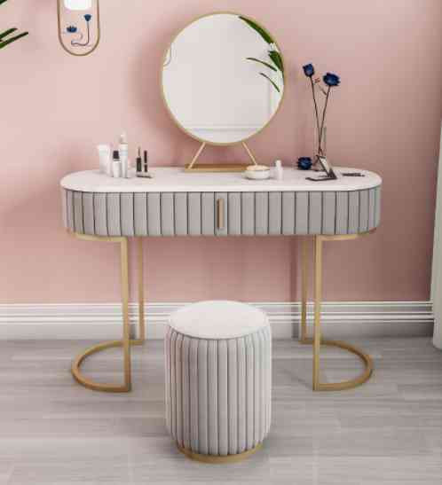 Poze Set masuta de toaleta si taburet Lille - H82 cm