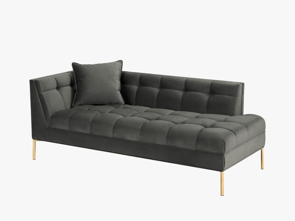 Poze Sezlong Karoo catifea L185 cm