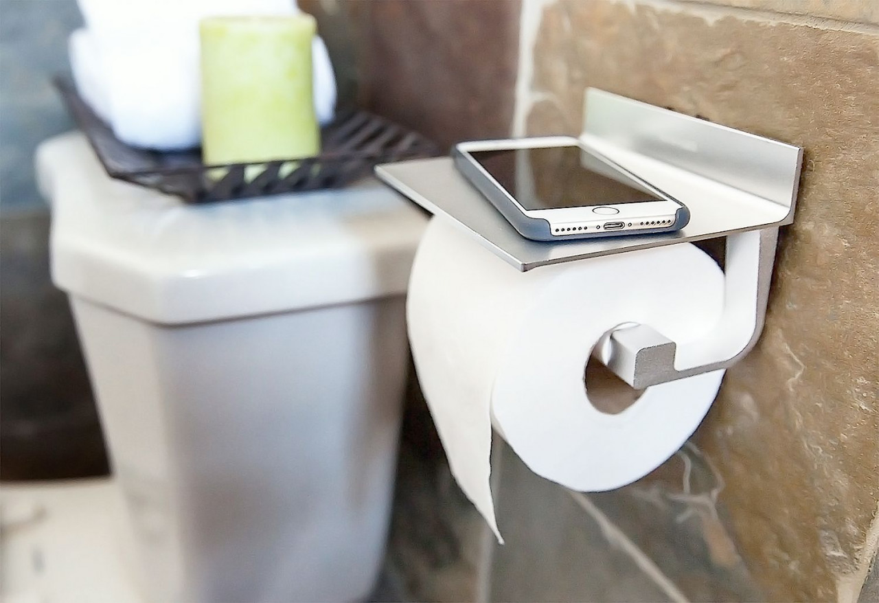 Poze Suport hartie igienica argintiu 390175A