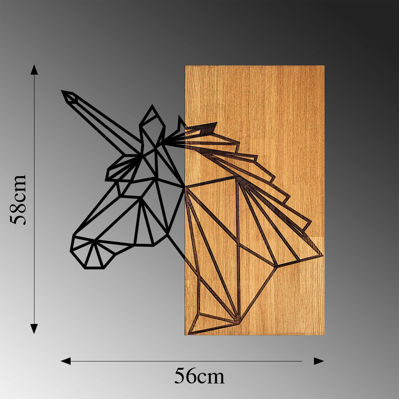 Poze Accesoriu decorativ de perete din lemn MA-292