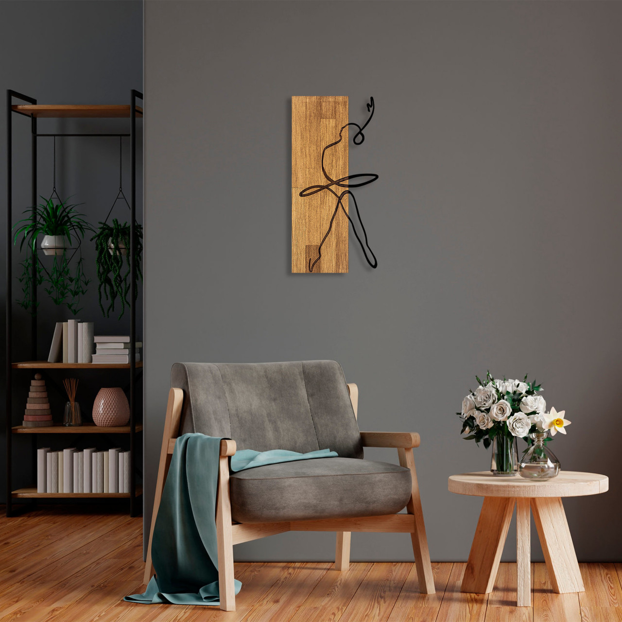 Poze Accesoriu decorativ de perete din lemn MA-299