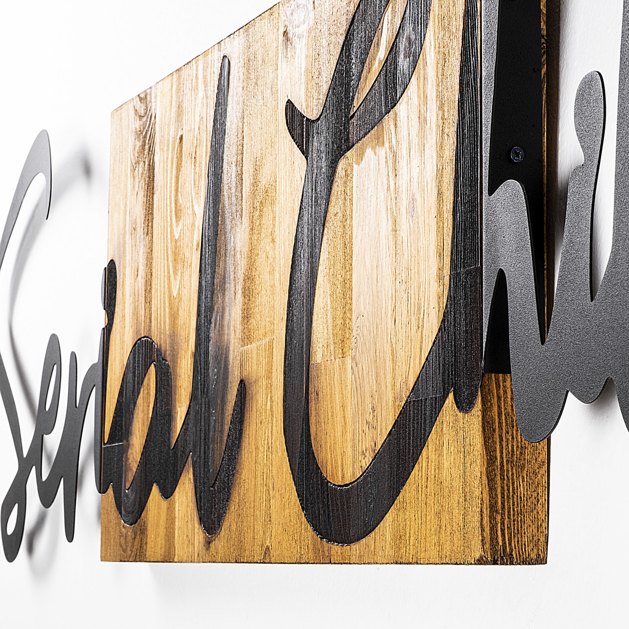 Poze Accesoriu decorativ de perete din lemn Serial Chiller 2