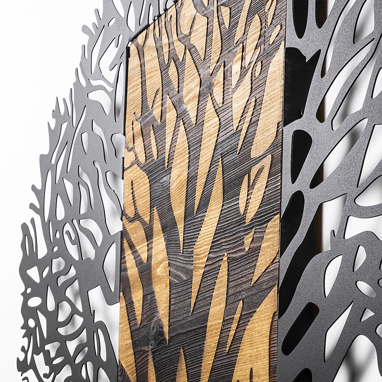 Poze Accesoriu decorativ de perete din lemn Tree 1