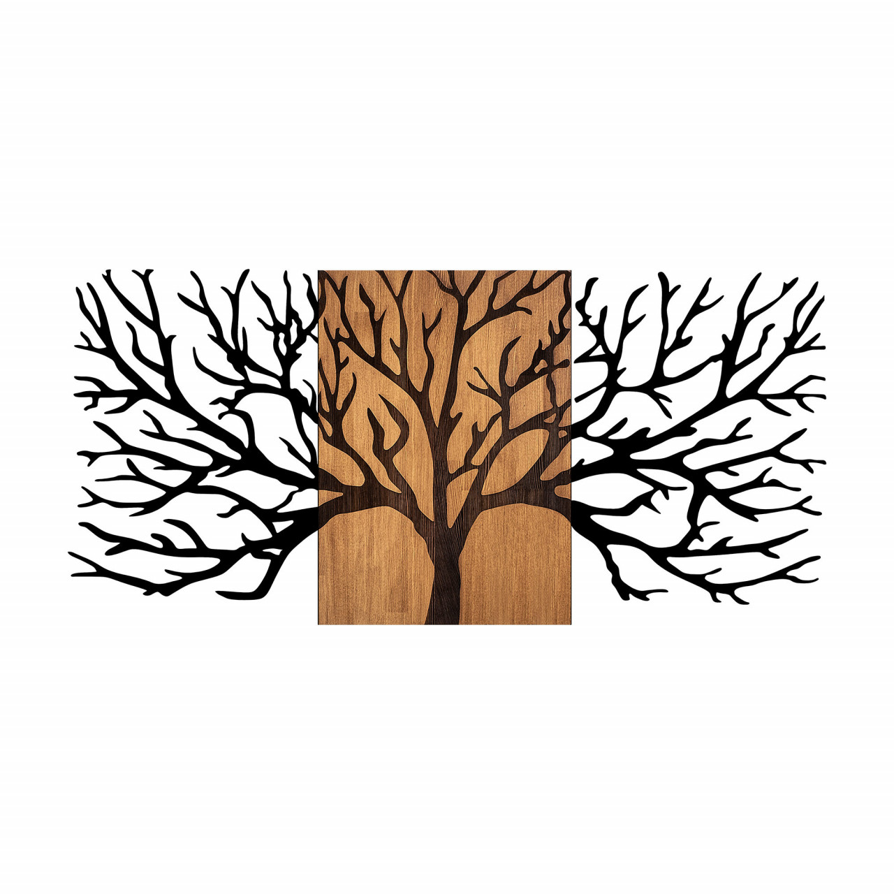 Poze Accesoriu decorativ de perete din lemn Tree - 327