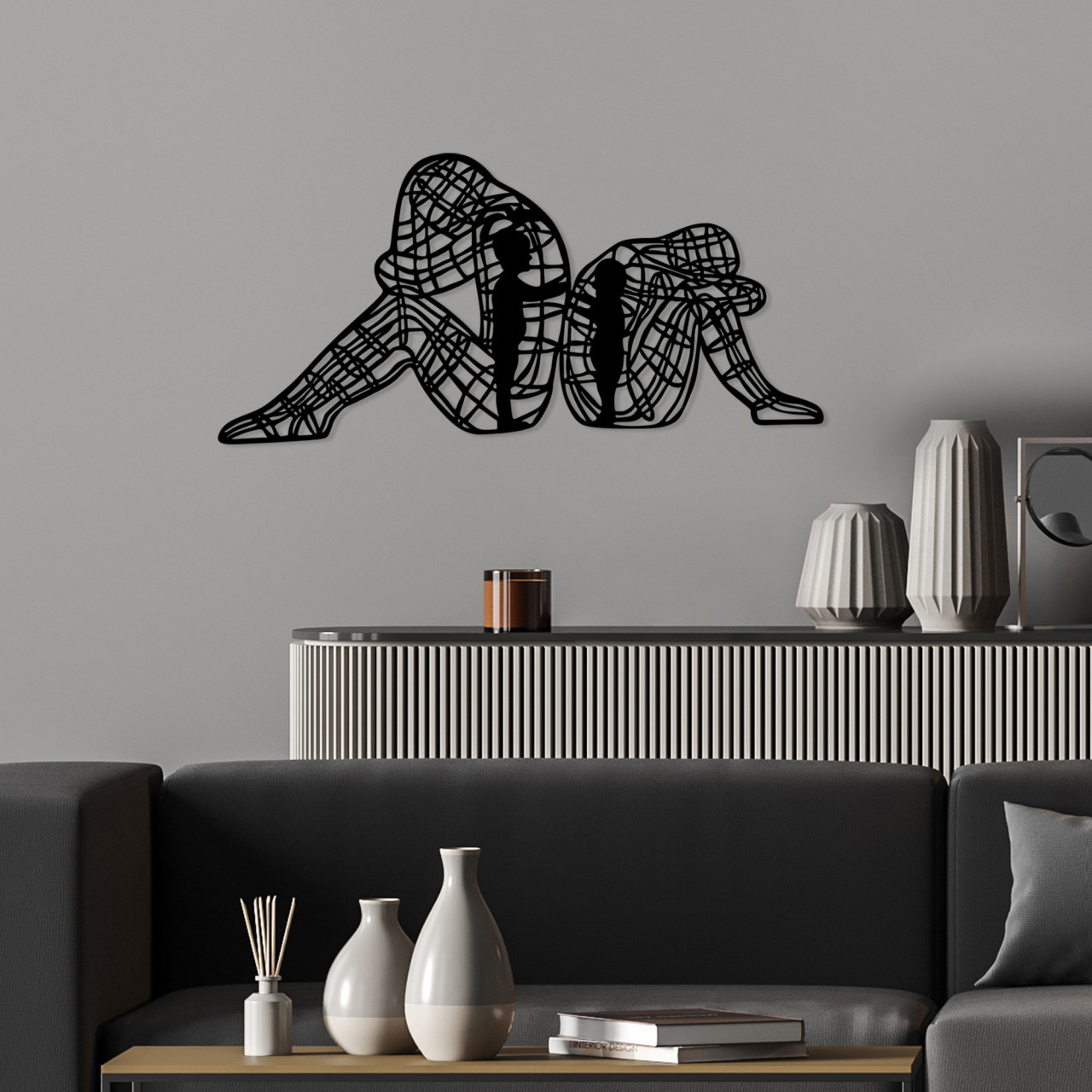 Poze Accesoriu decorativ de perete metalic Get offended