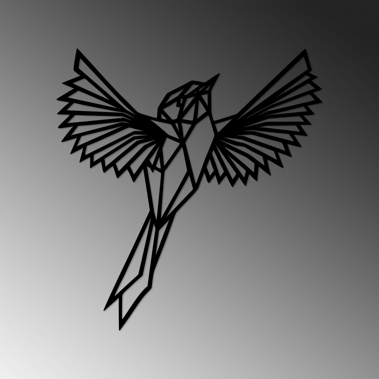 Poze Accesoriu decorativ de perete metalic King Bird - 479