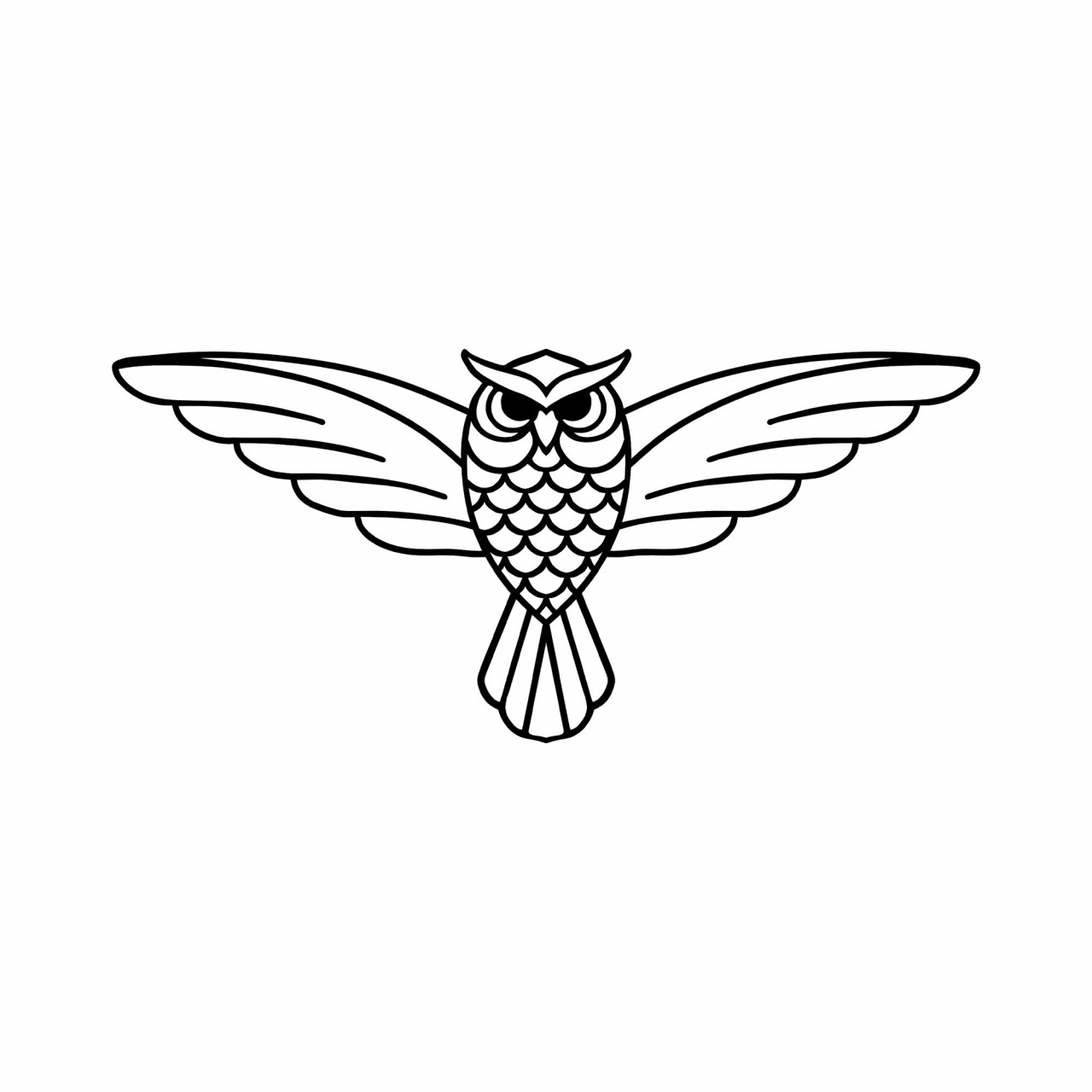 Poze Accesoriu decorativ de perete metalic Owl - 288