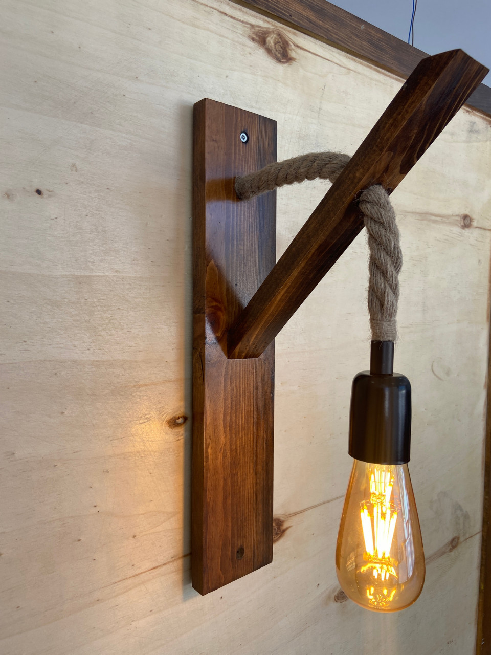 Poze Aplica Ahşap Aplik 18