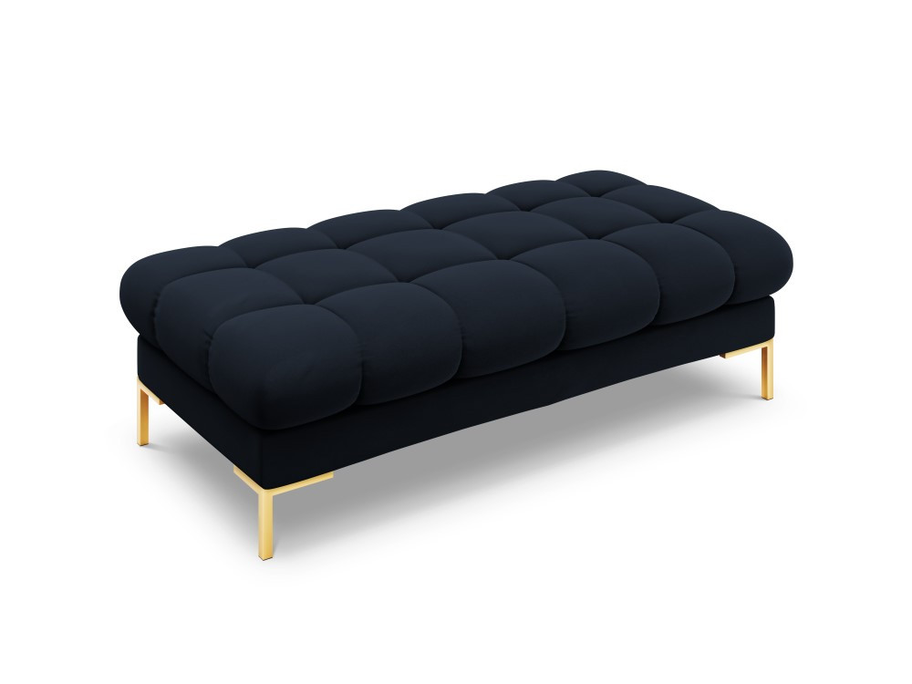 Poze Banca Bali velvet/picioare gold – L133 x l62 x h41
