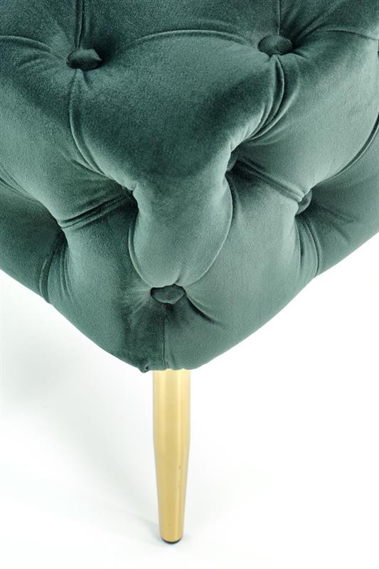 Poze Banca tapitata Athena – Verde/Gold