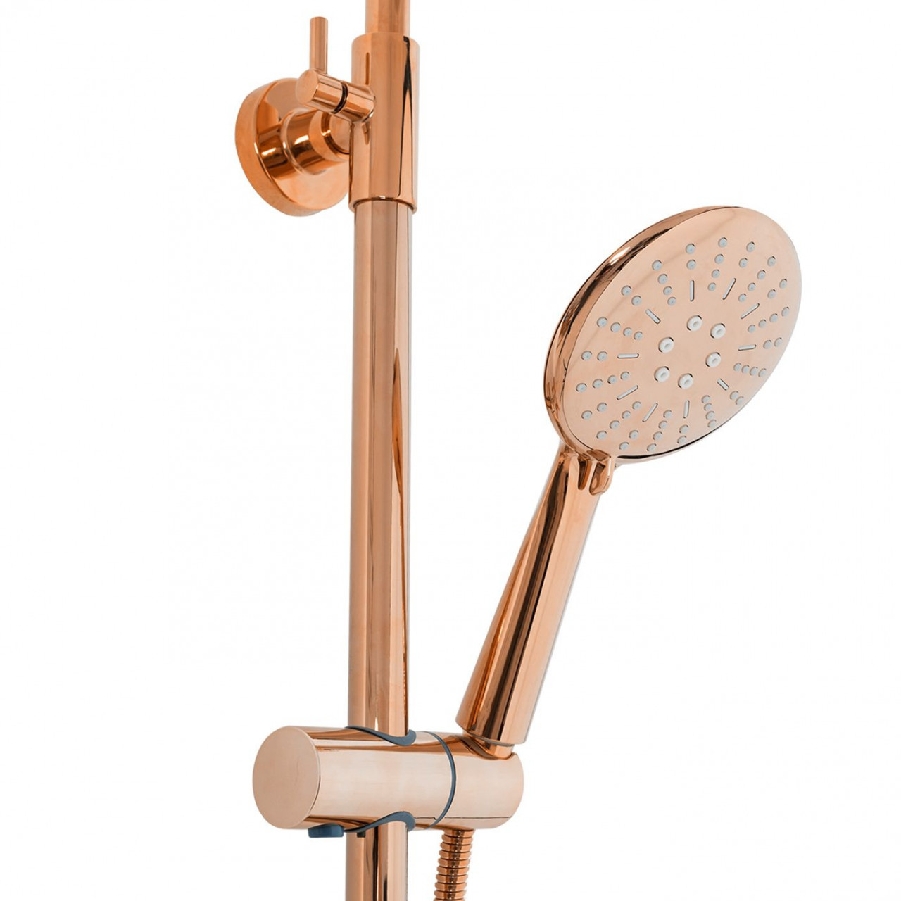 Poze Baterie de dus cu termostat Lungo roz gold