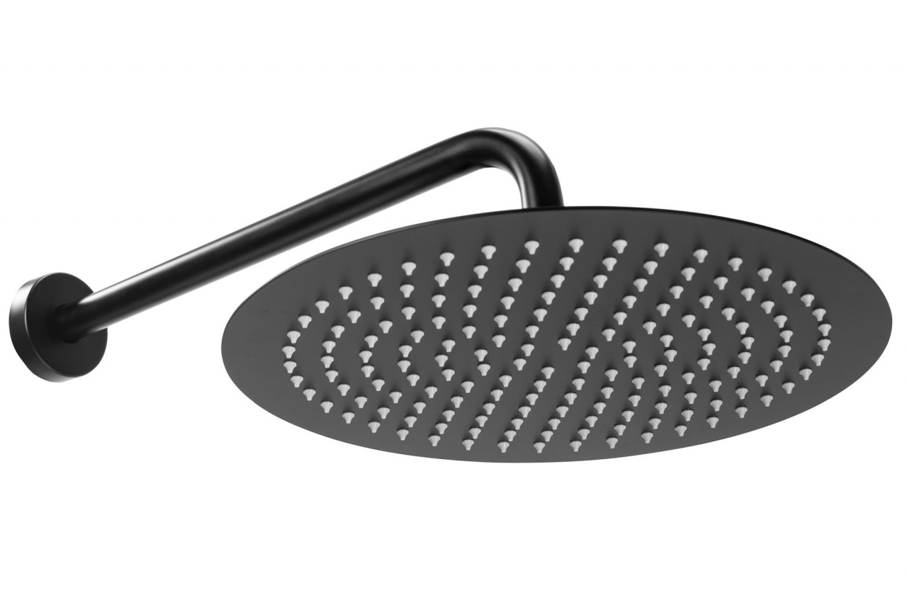 Poze Baterie de dus incastrata Lungo Miler negru mat