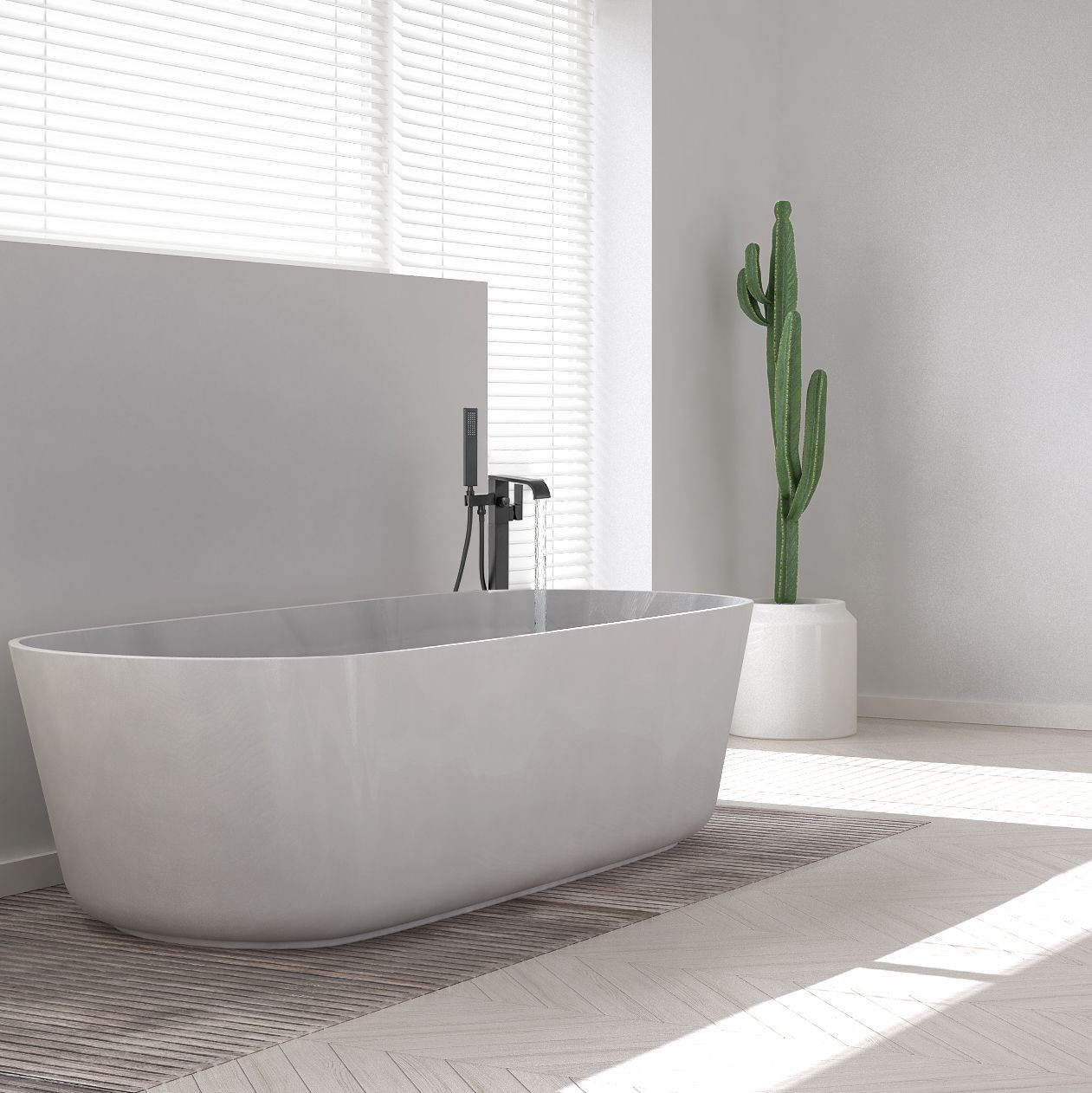 Poze Baterie freestanding Carat neagra