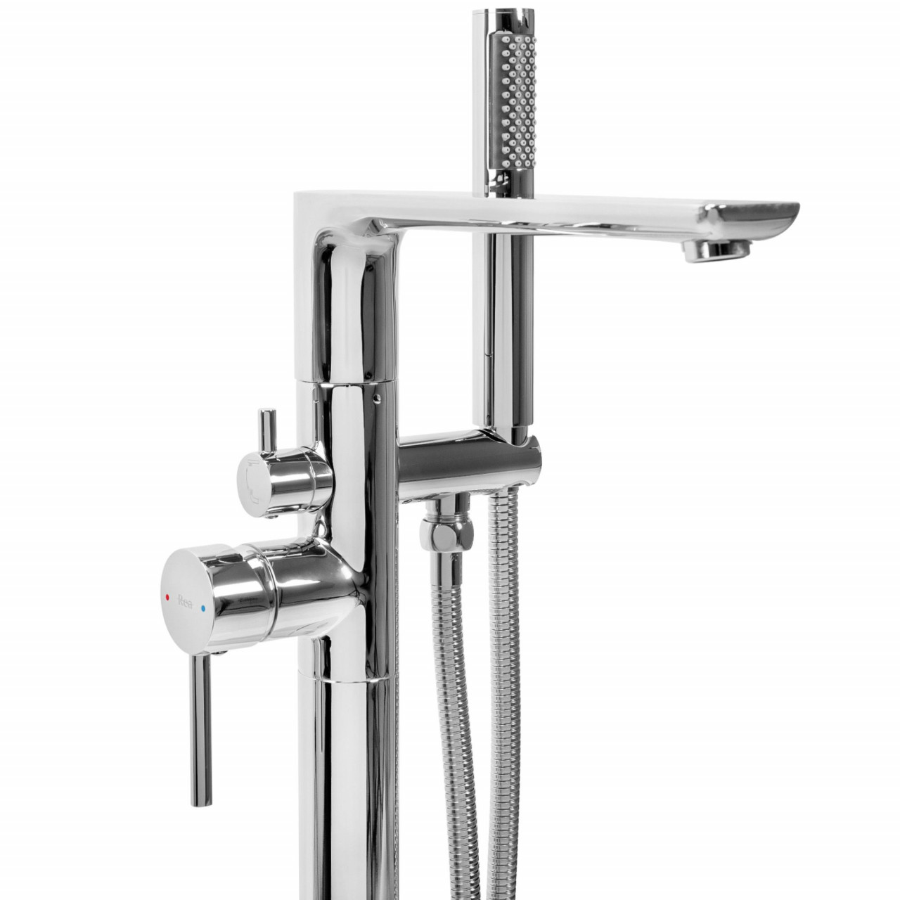 Poze Baterie freestanding Flores argintiu