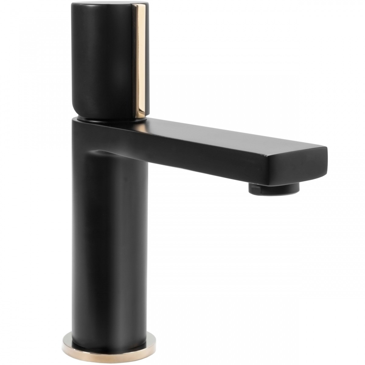 Poze Baterie Icon negru mat gold – H 18 cm
