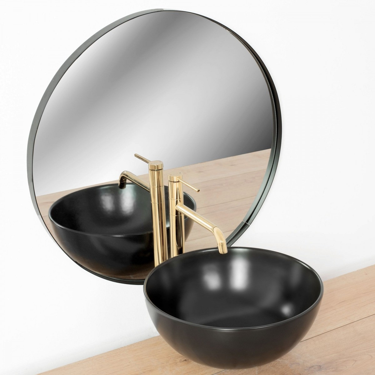 Poze Baterie Lugano Gold lucios înaltă – H 34 cm