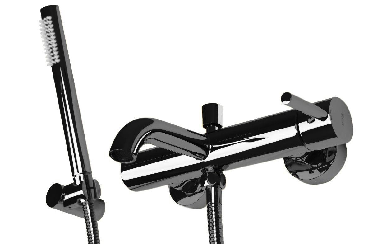 Poze Baterie pentru cada Lungo negru metalic